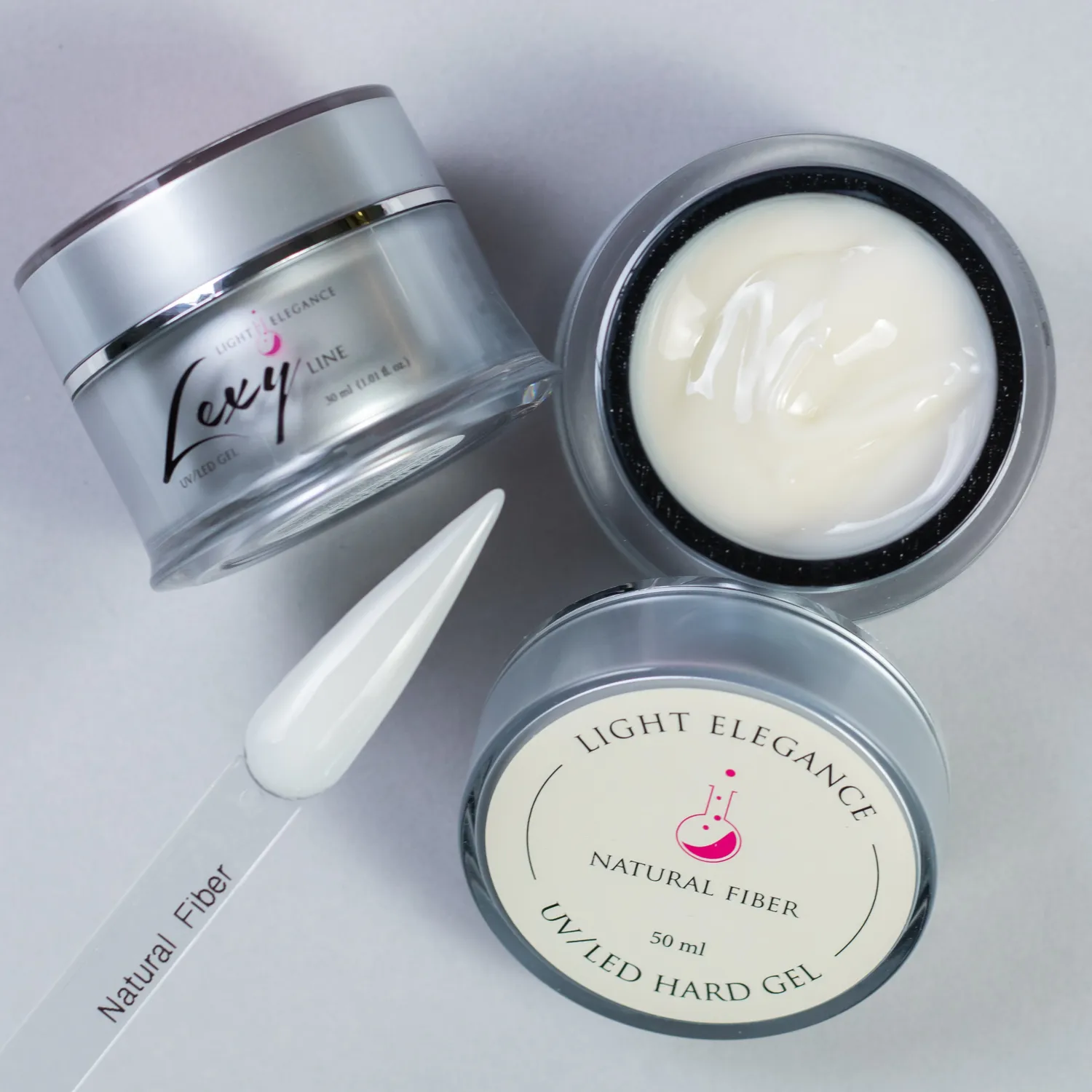 Light Elegance Lexy Line Natural Fiber bygggelé 30 ml fiber