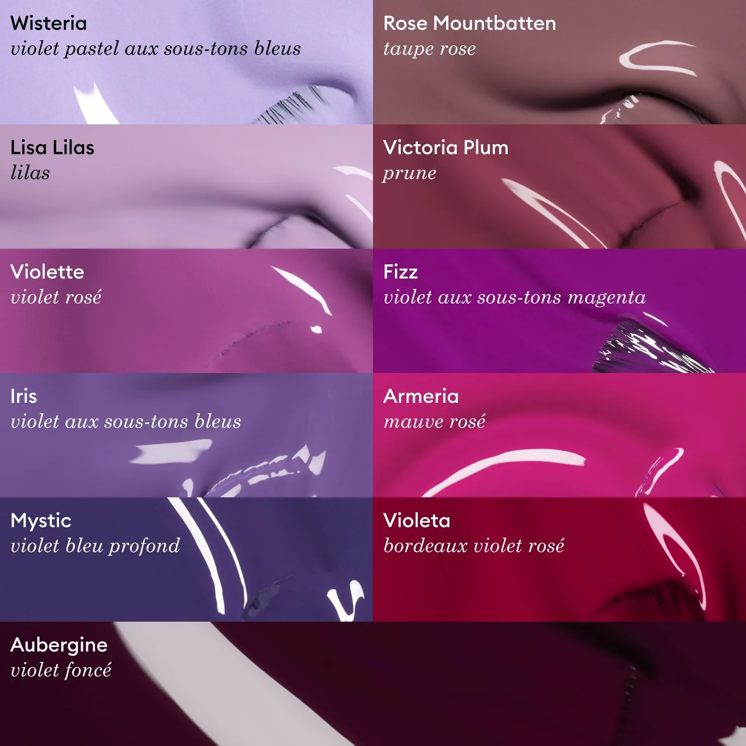 Manucurist Green Flash Violette neglelakk lilla opak