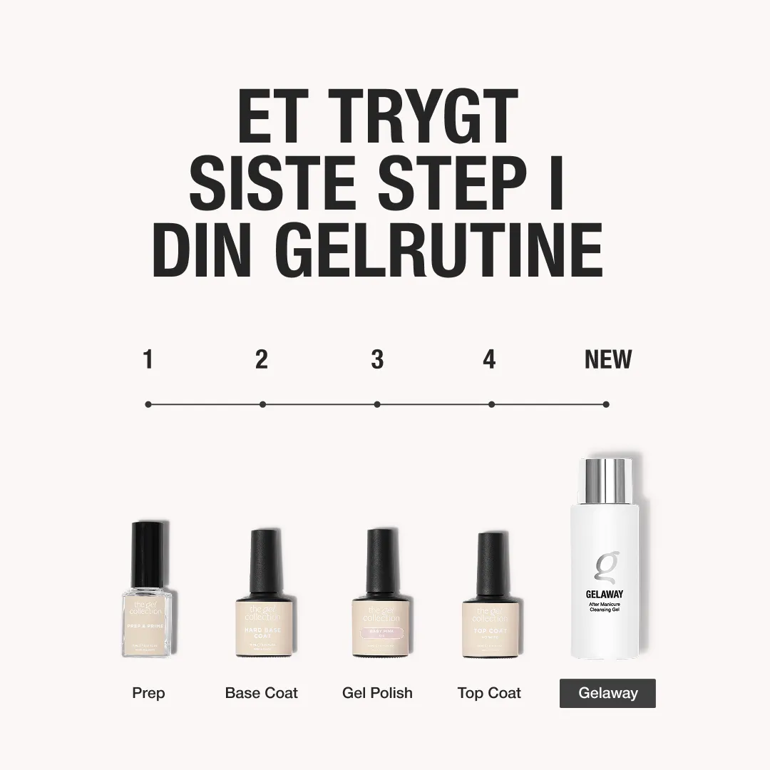 The Gel Collection Gelaway rensegel etter manikyr