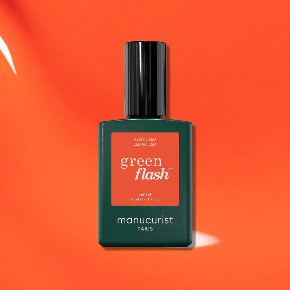 Manucurist Green Flash Sunset gelelakk oransje