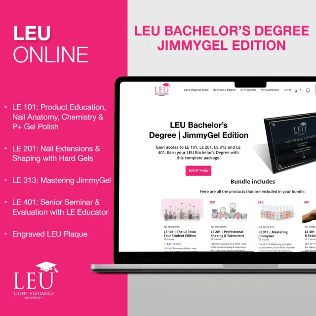 Light Elegance LEU 2.0 Bachelor nettkurs JimmyGel