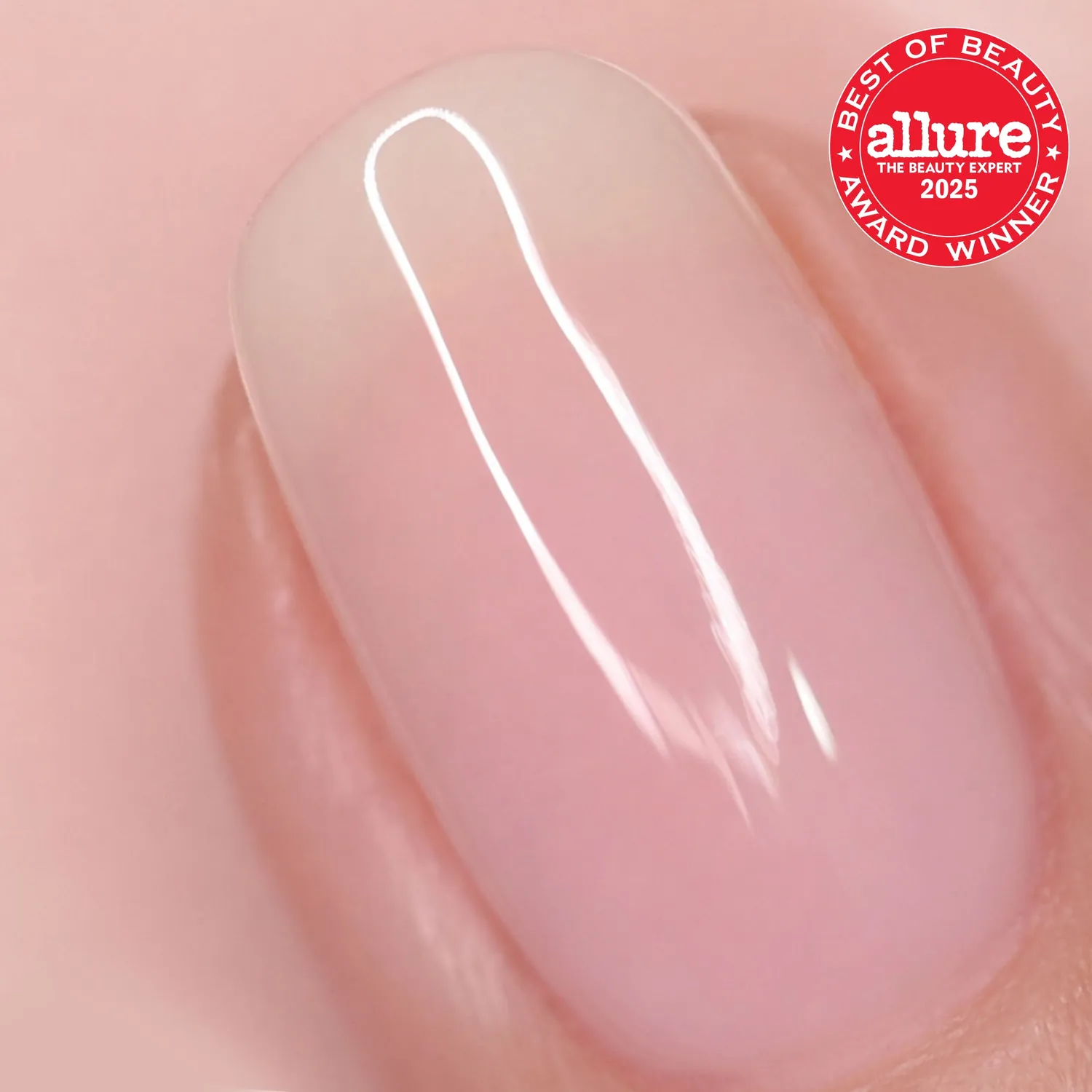 Nails Inc It's Topless Lottie gel neglelakk 1-steg
