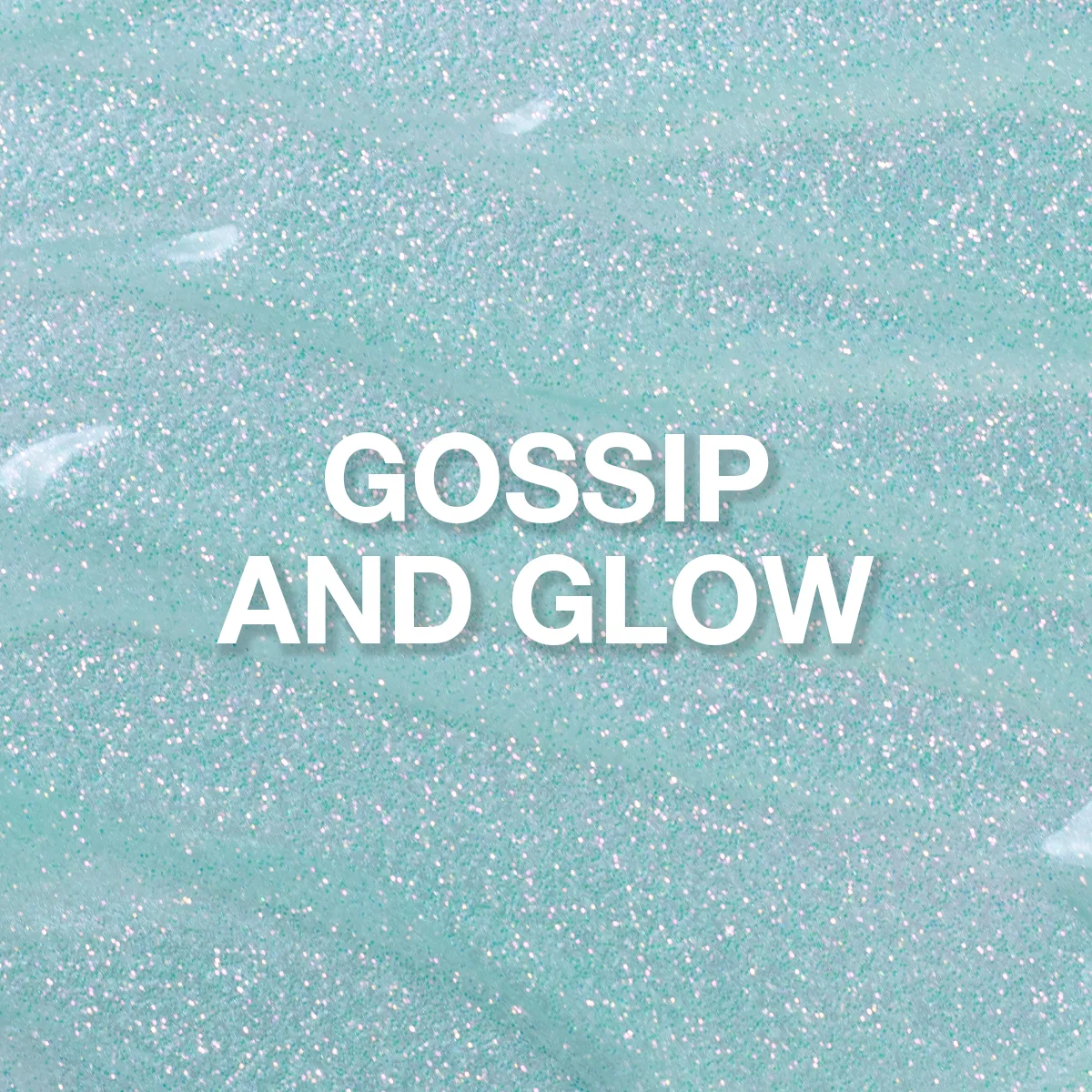Light Elegance Glitter Gossip and Glow glittergel 10 ml mint