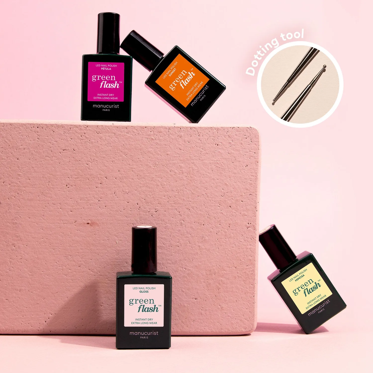 Manucurist Flower Love neglesett Pétula Gloss Sunset Mimosa
