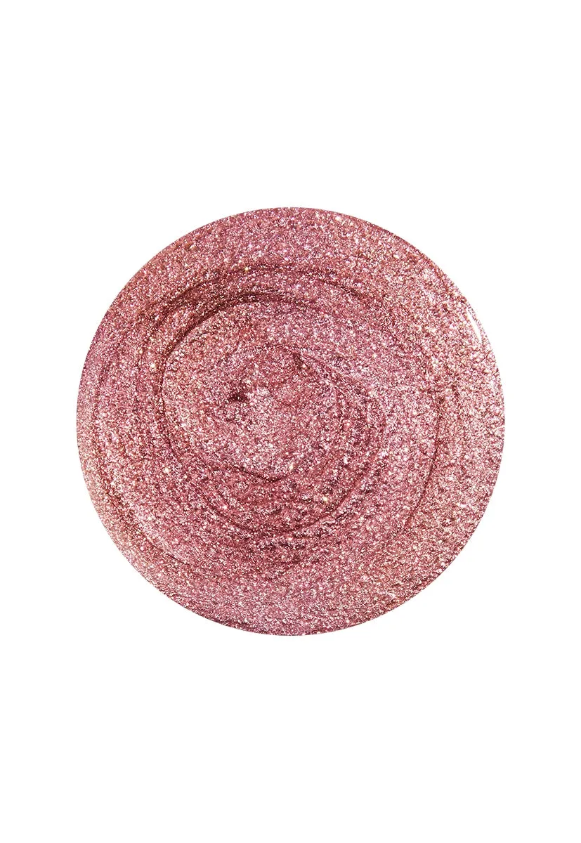 Nails Inc Beach Bottled Major Player neglelakk rosa shimmer