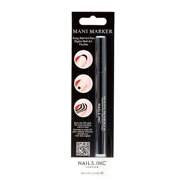 Nails Inc London Mani Marker neglepenn svart matt