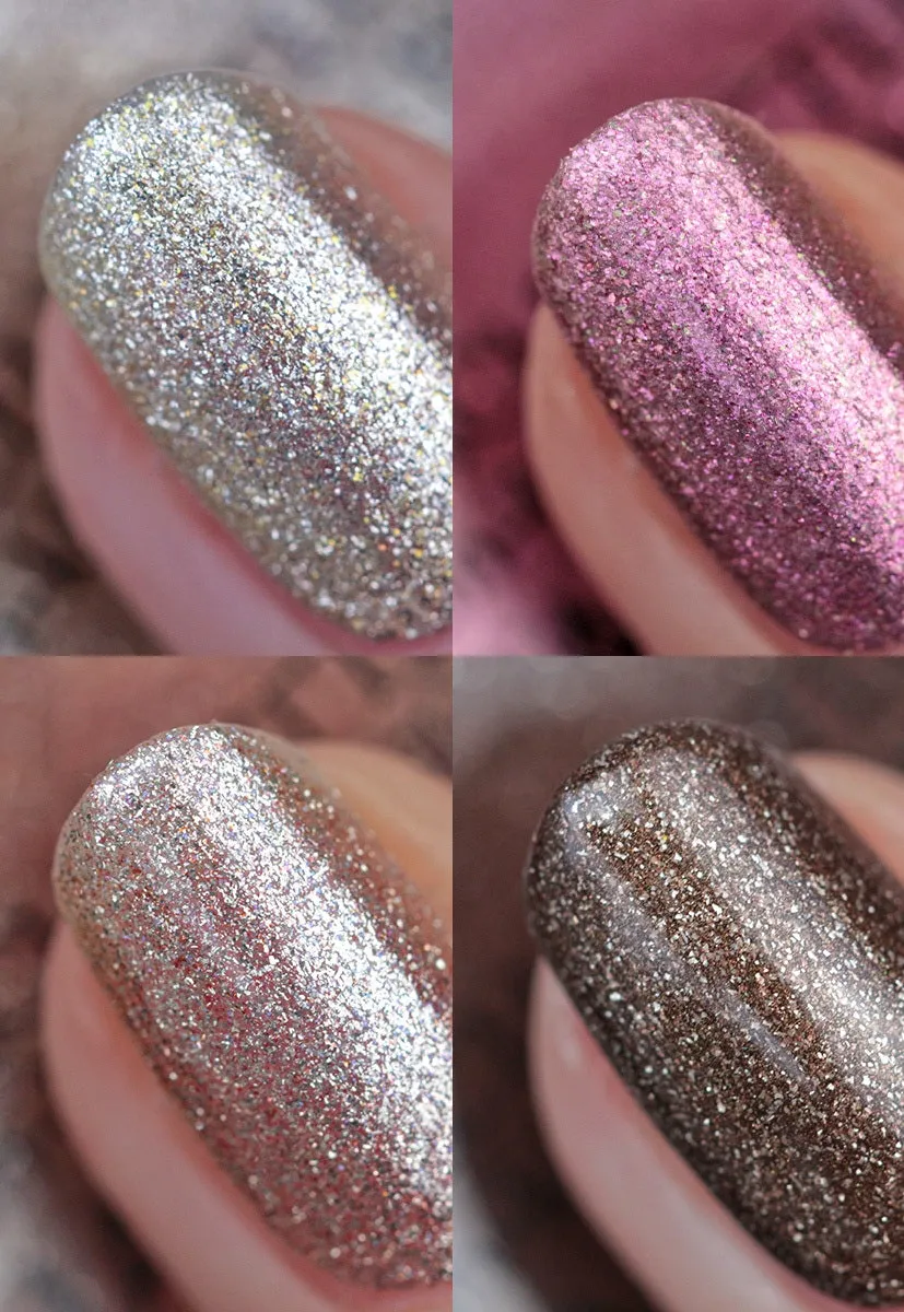 Nails Inc Beach Bottled neglelakksett 4-pk metallic shimmer