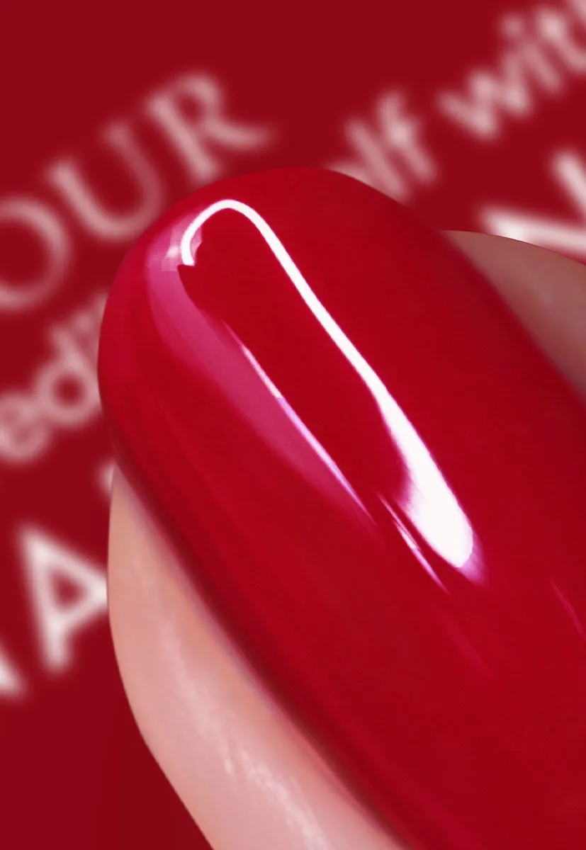 Nails Inc Leave Them On Red neglelakksett 4-pk rød