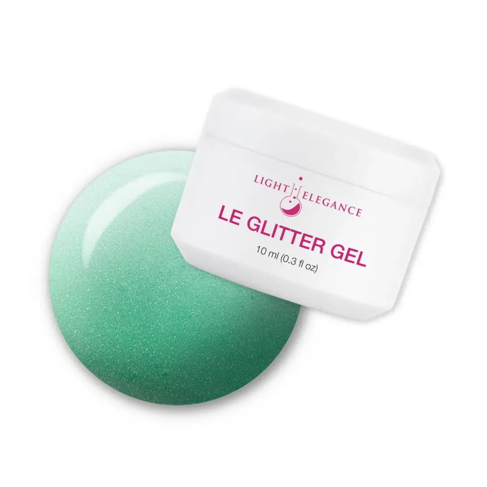Light Elegance Six Impossible Things glittergel 10 ml grønn