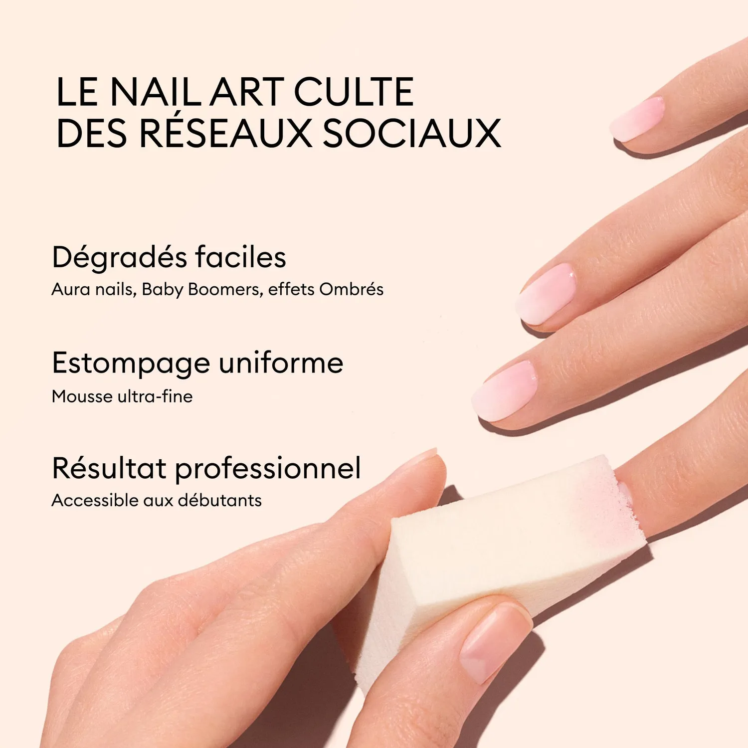 Manucurist Nail Art Sponges neglesvamp 4 stk gradient
