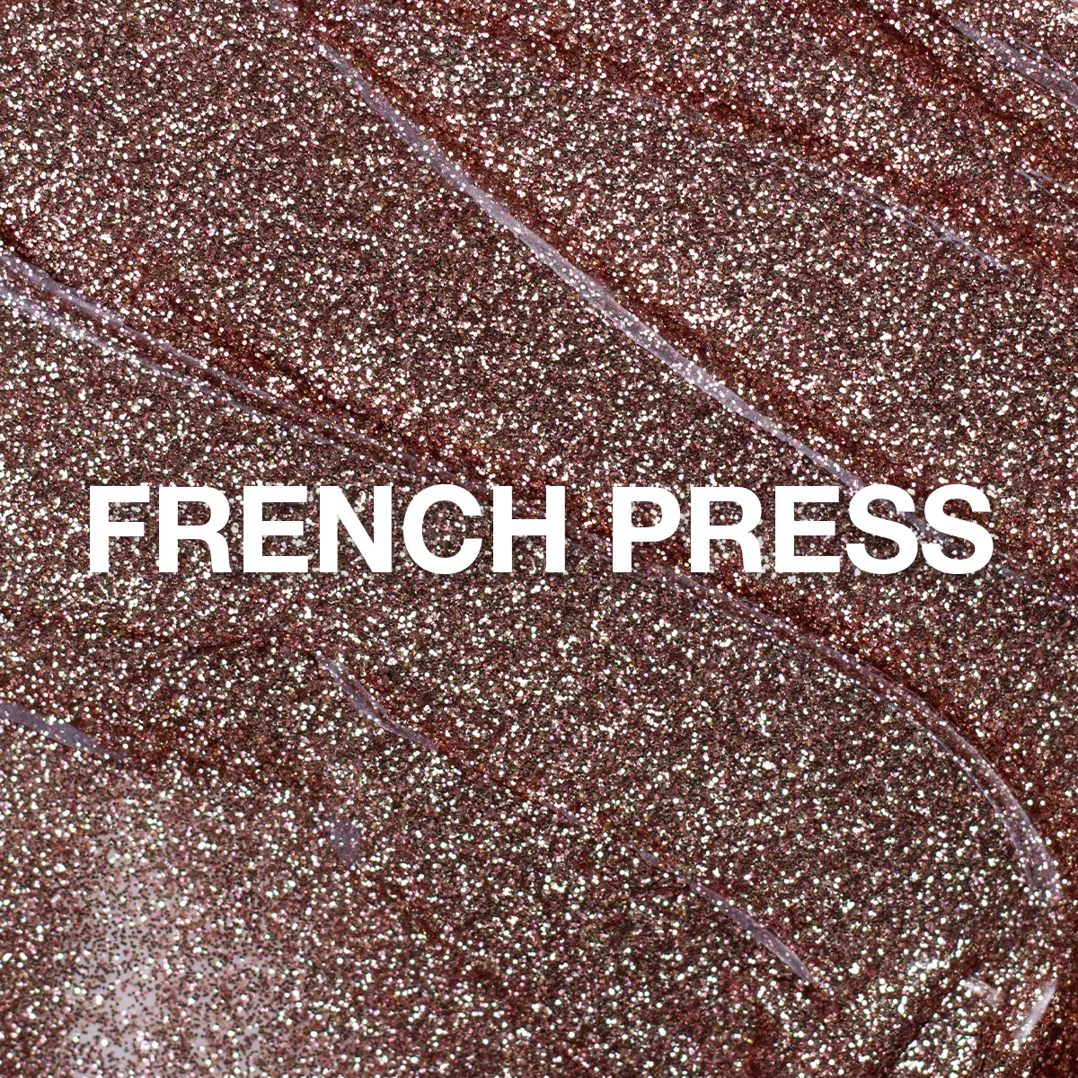 Light Elegance French Press glittergel 10 ml rosegull
