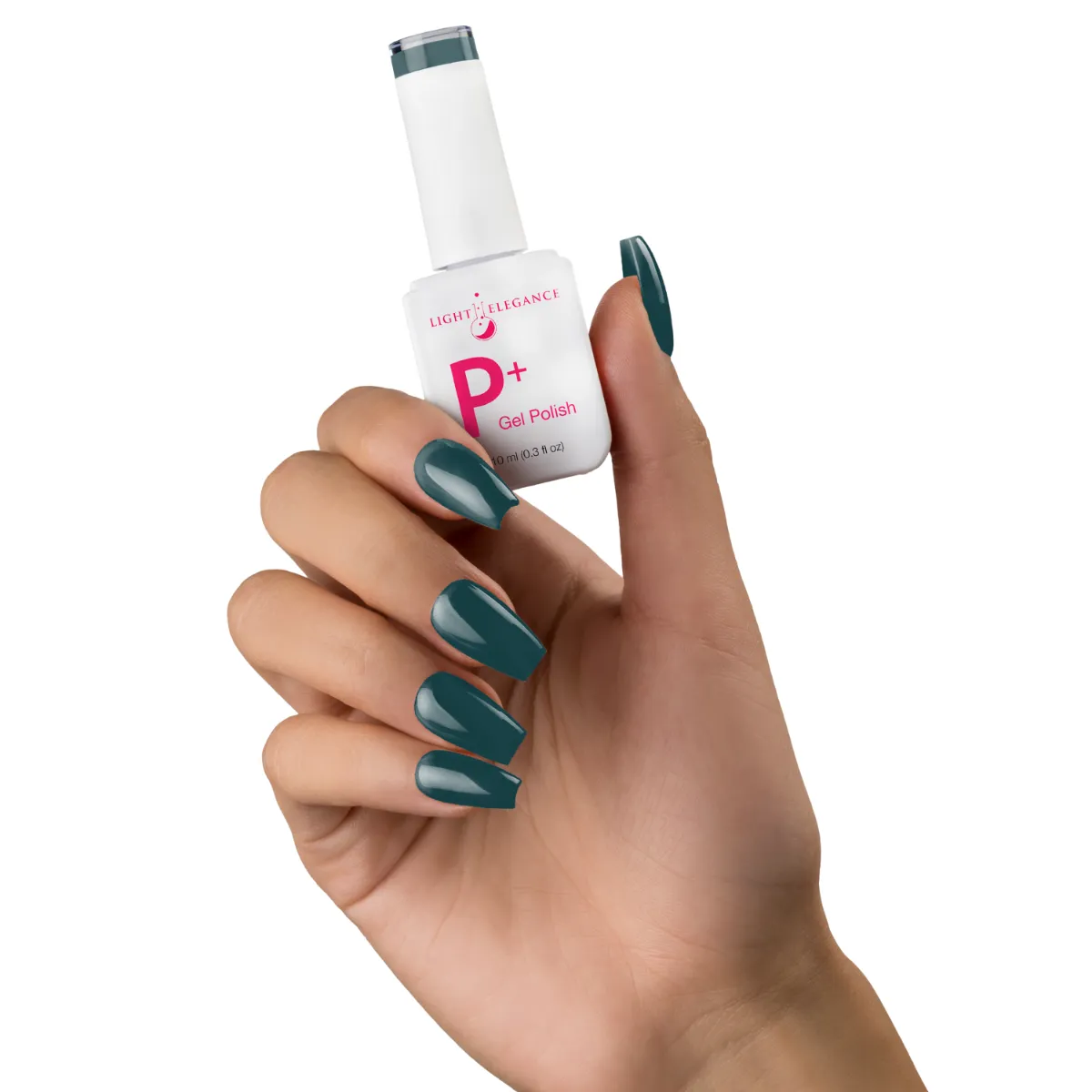 Light Elegance P+ Mr. Peabody gel polish 10 ml mørk teal krem