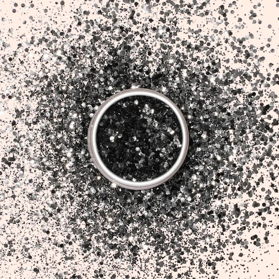 Manucurist Black Diamond negleglitter biologisk nedbrytbar