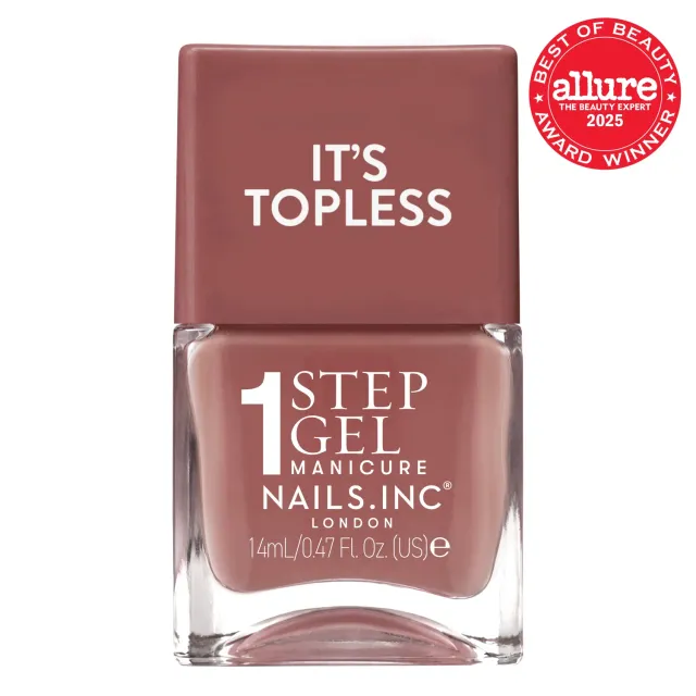 Nails Inc London It’s Topless Alexis neglelakk 1-step gel