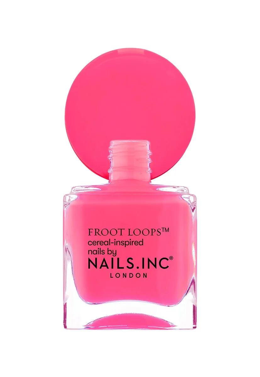 Nails Inc Froot Loops Follow Your Nose neglelakk rosa