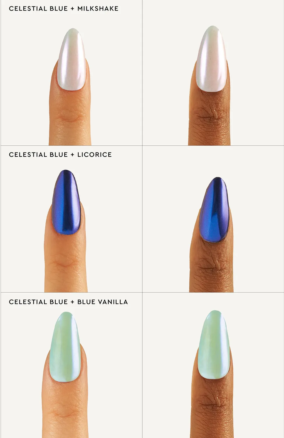Le Mini Macaron Stardust Celestial Blue neglepulver 2 ml