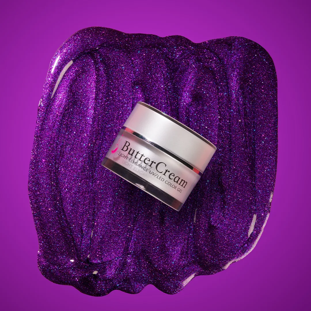 Light Elegance ButterCream Dark Secret fargegel lilla shimmer