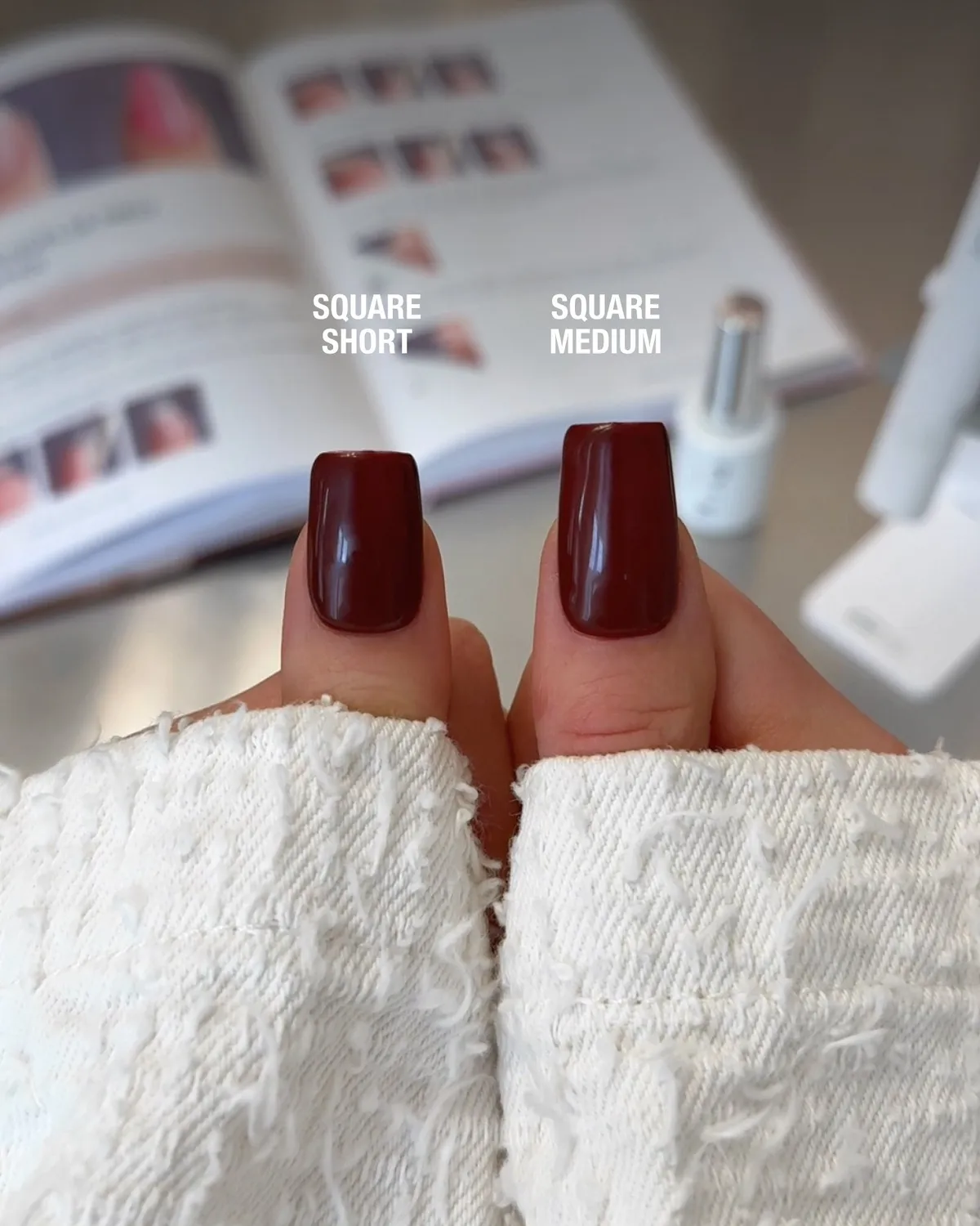 The Gel Collection Square Short geltipper 360 stk – rett form