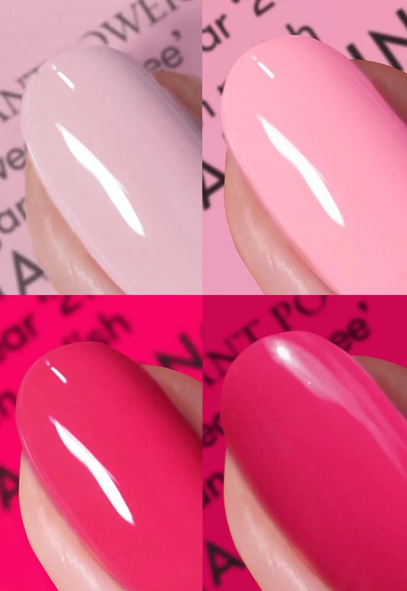 Nails Inc London Plant Power Best of Blush neglelakksett 4-pk rosa