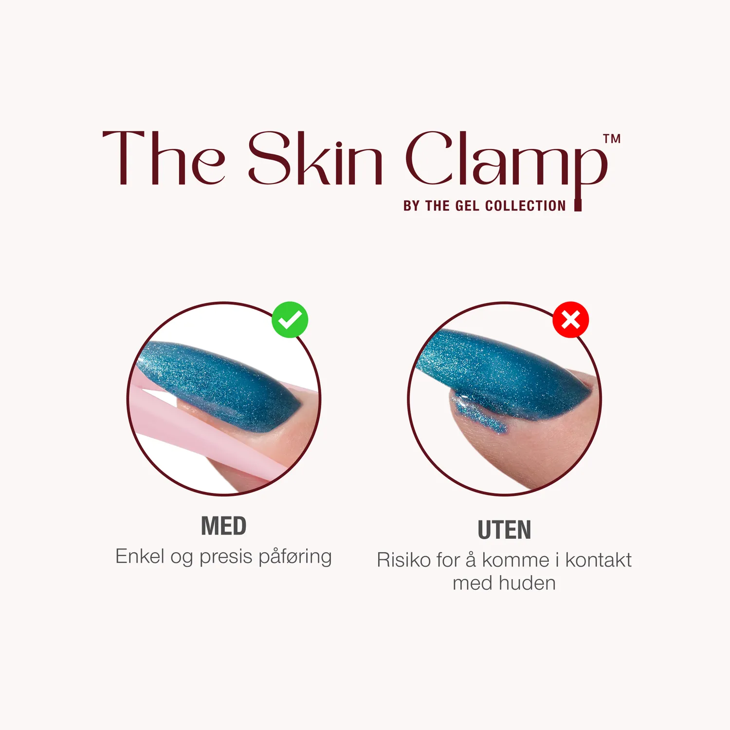 The Gel Collection The Skin Clamp negleklemme 5 stk