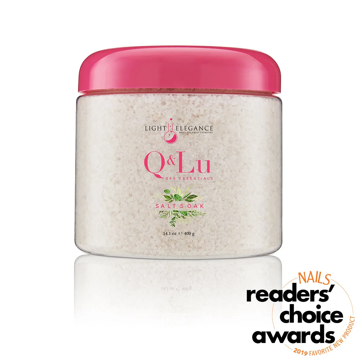 Light Elegance Q&Lu Salt Soak fotsalt lavendel mynte
