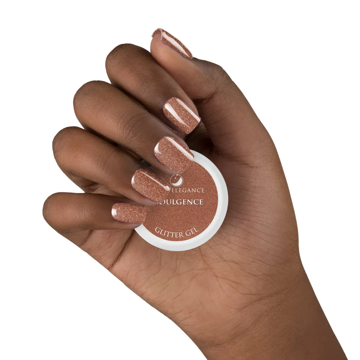 Light Elegance Indulgence glittergel 10 ml kobberbrun