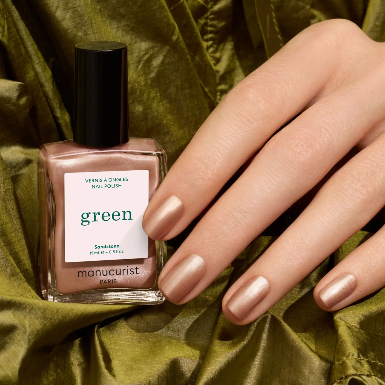 Manucurist Green Sandstone neglelakk perlebrun