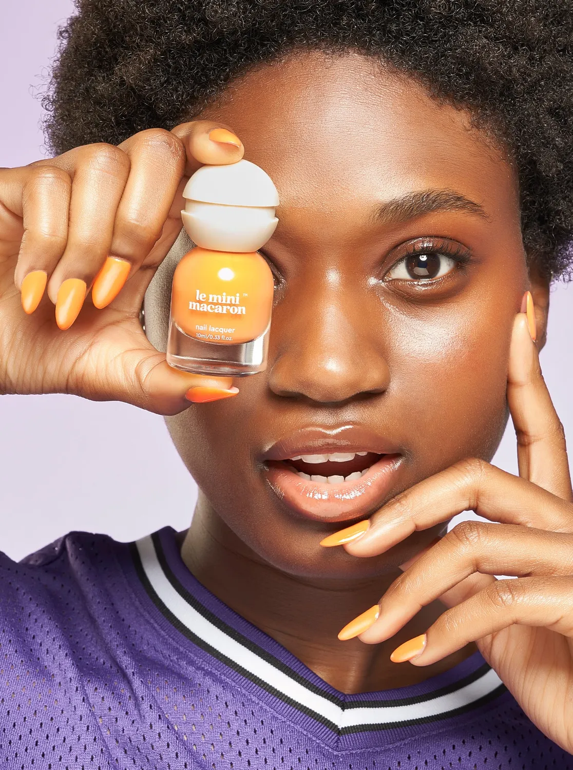 Le Mini Macaron Le Sweet Mango neglelakk 10 ml oransje