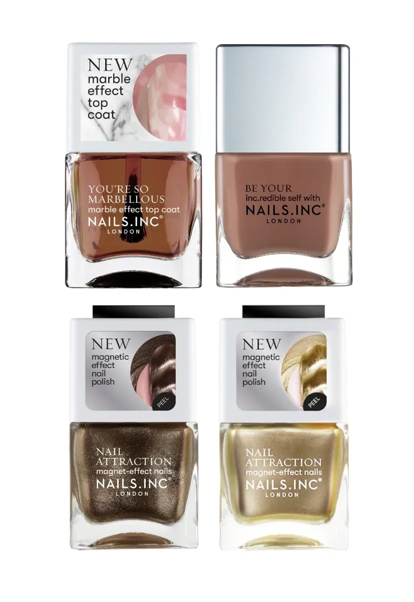 Nails Inc Cinnamon Spice neglelakksett 4-pk kanel