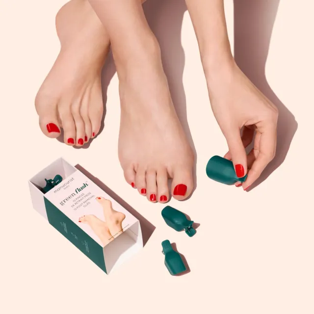 Manucurist Green Flash Foot Removal Clips 10-pak