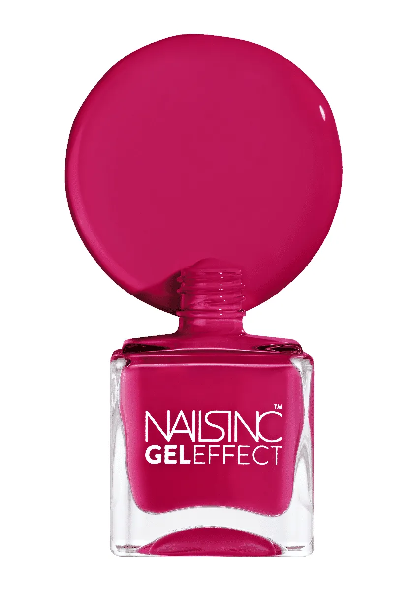 Nails Inc London Chelsea Grove gel effekt neglelakk rød