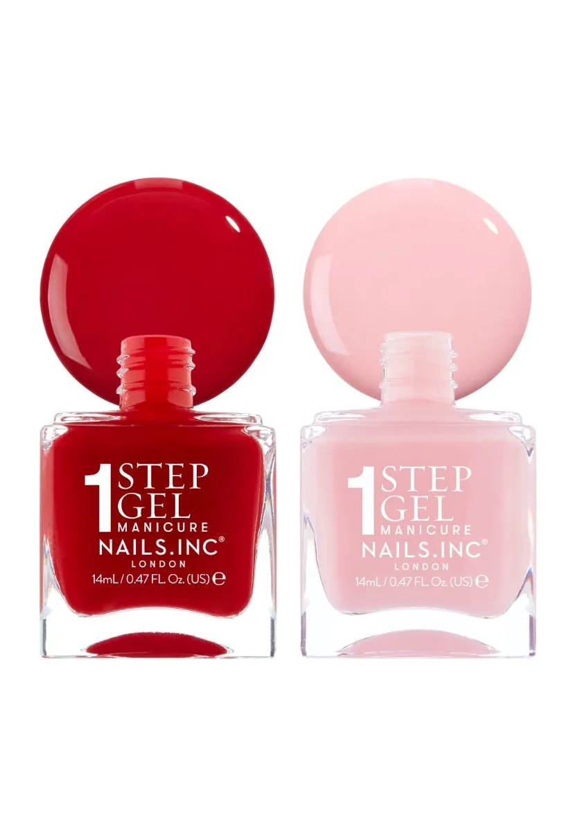 Nails Inc London It's Topless neglelakk duo quickdry