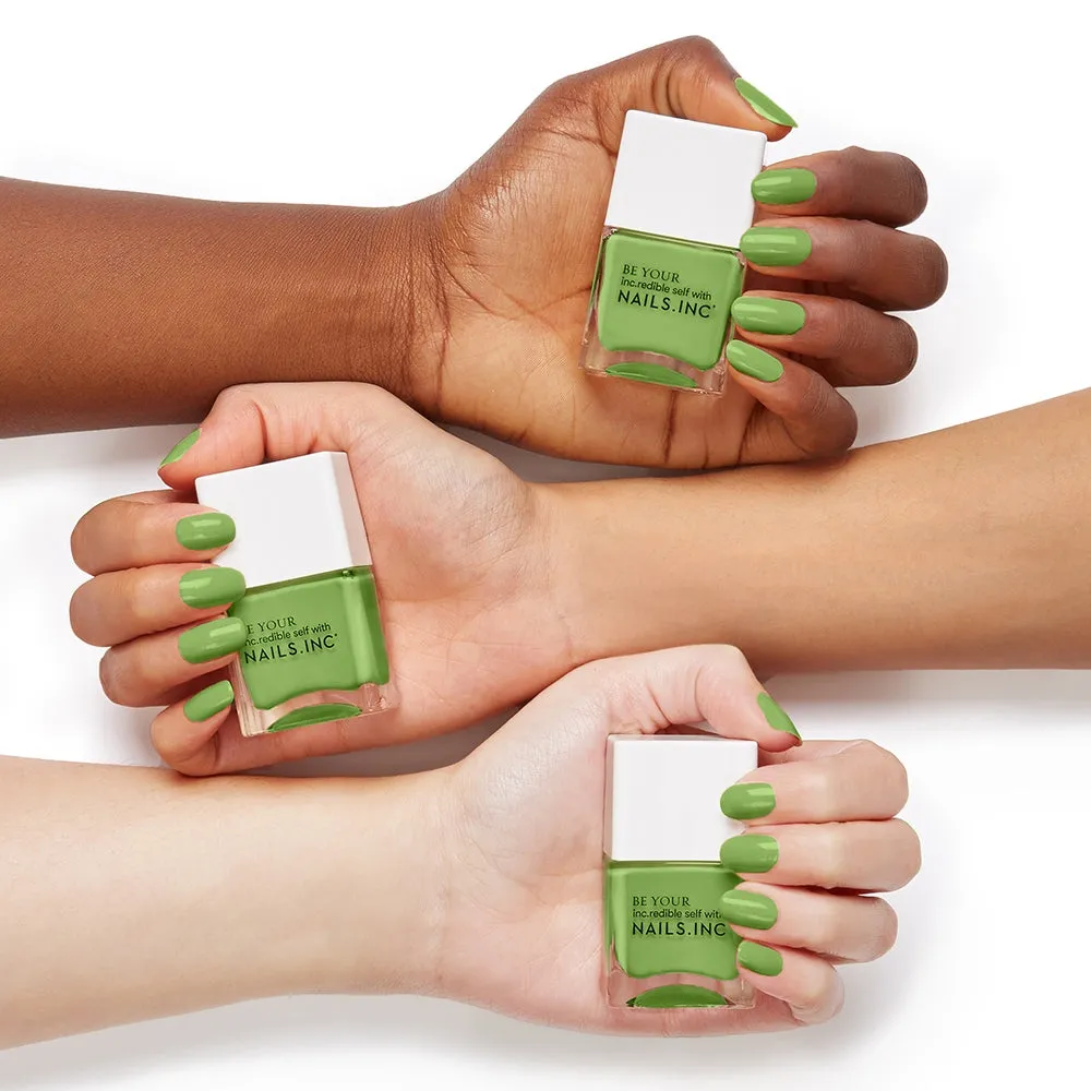 Nails Inc Ripe and Ready neglelakk og leppe duo grønn