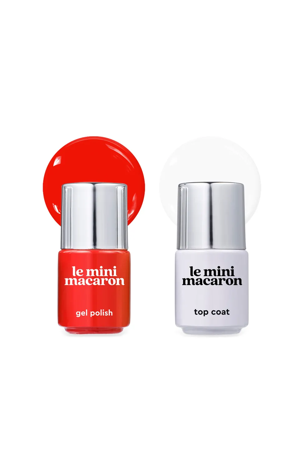 Le Mini Macaron Le Mani Salon gellakksett kirsebærrød
