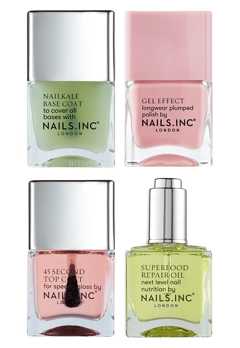 Nails Inc London Manicure Me neglelakksett 4-pk rosa