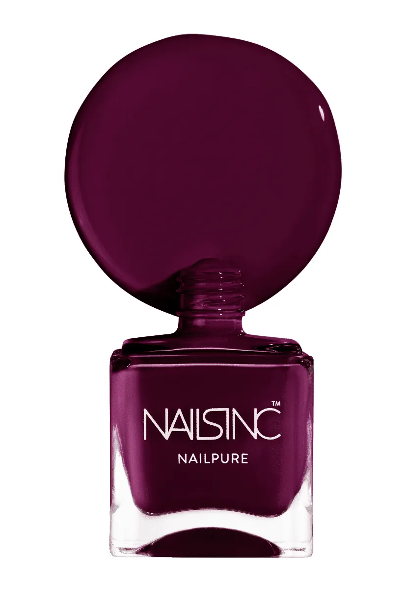 Nails Inc London NailPure Marylebone Court neglelakk lilla styrkende