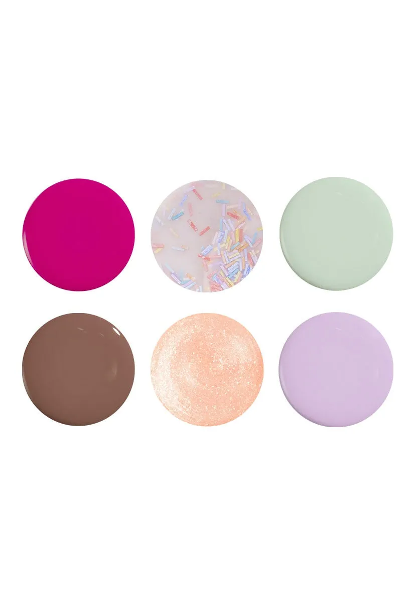 Nails Inc Donut Stop Me Now neglelakksett 6-pk krem