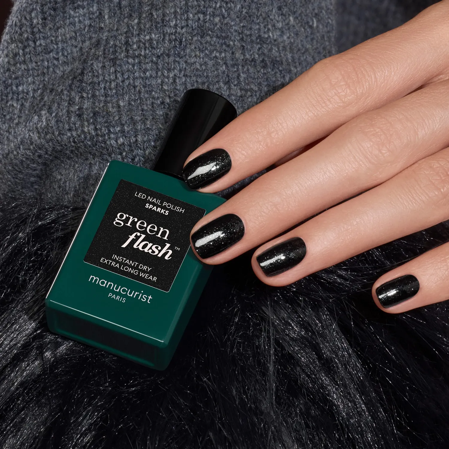 Manucurist Green Flash Sparks gelneglelakk glitter