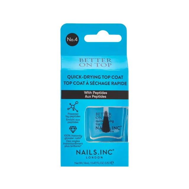 Nails Inc London Better On Top overlakk quick dry gloss
