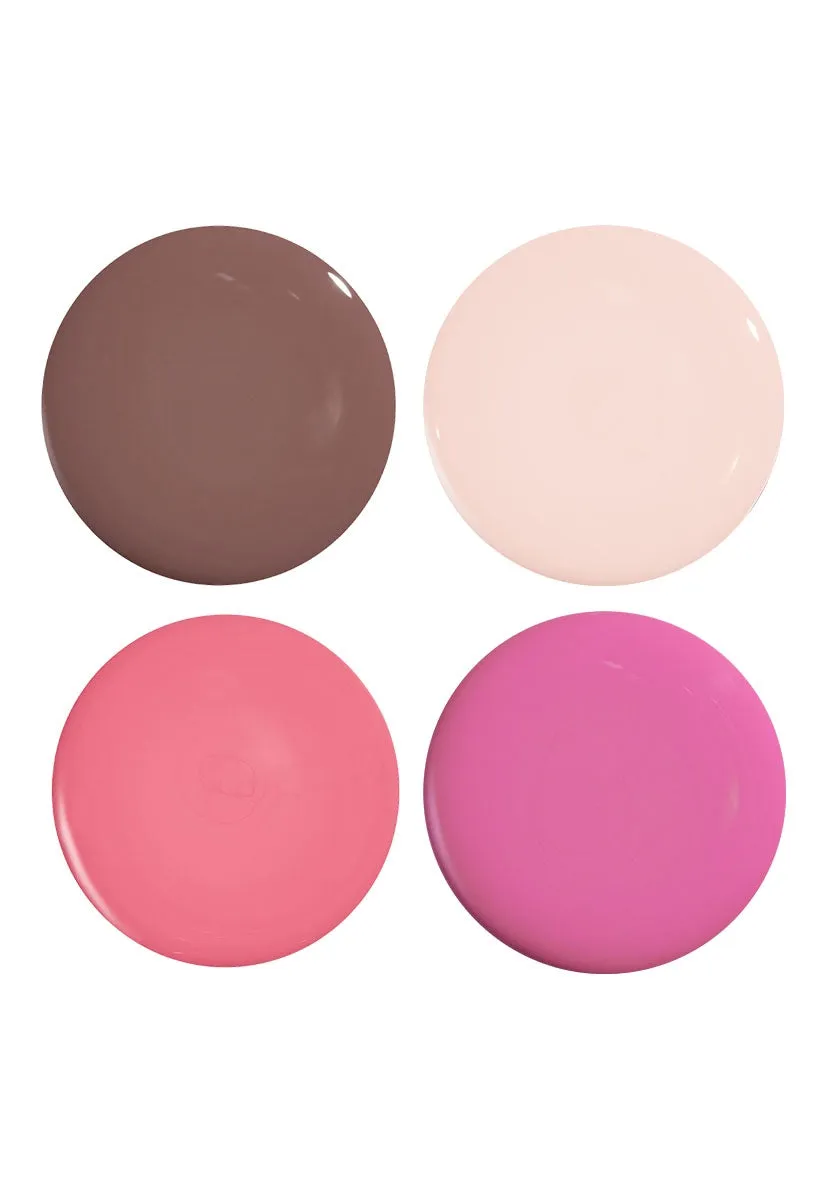 Nails Inc Purrfect Nails neglelakk 4-pakning krem