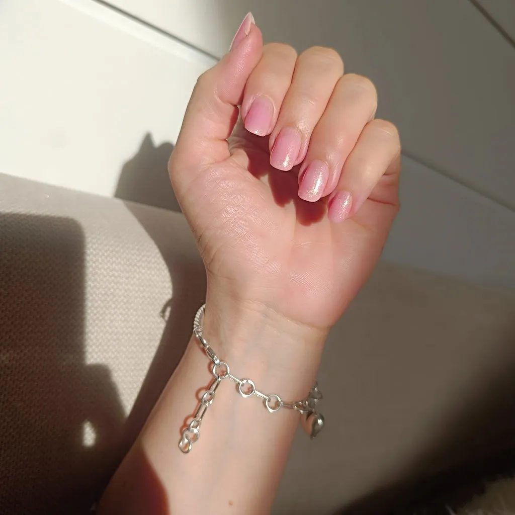 The Gel Collection 114 After Curfew gel polish rosa glitter