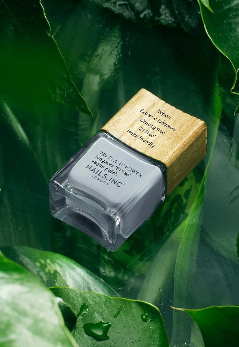 Nails Inc Plant Power neglelakk Fresh Air Don't Care grønn