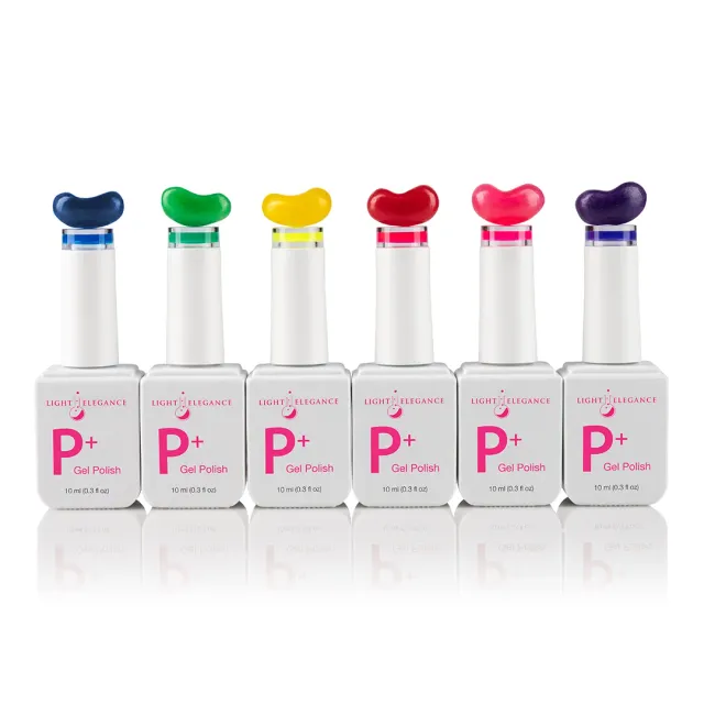 Light Elegance P+ Jellies gel polish bundle 6x10 ml