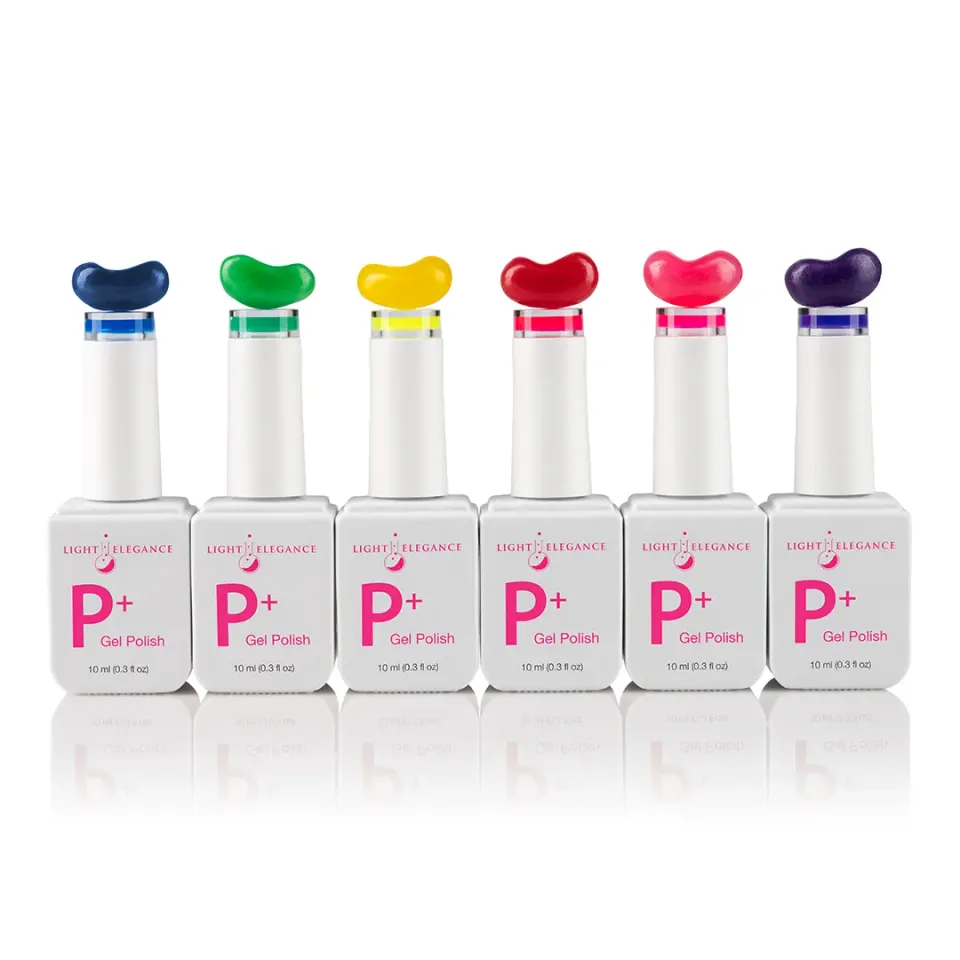Light Elegance P+ Jellies gel polish bundle 6x10 ml