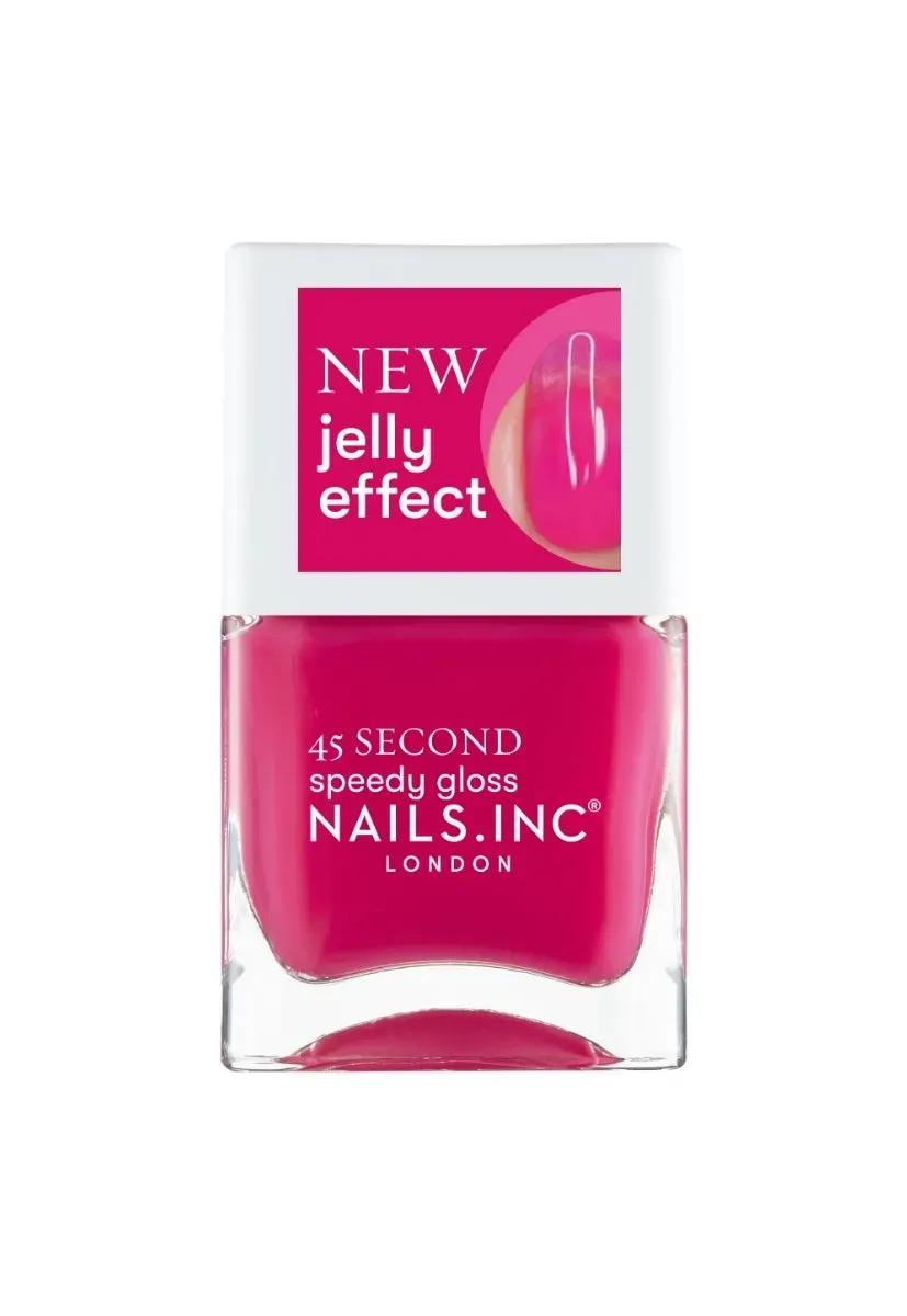 Nails Inc London Jelly Effect Feelin' Berry neglelakk bærglans