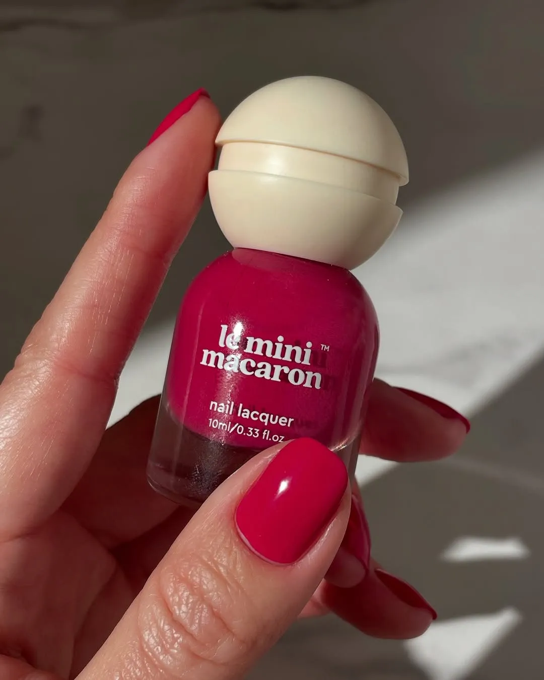 Le Mini Macaron Le Sweet Cranberry Jam neglelakk 10 ml rosa