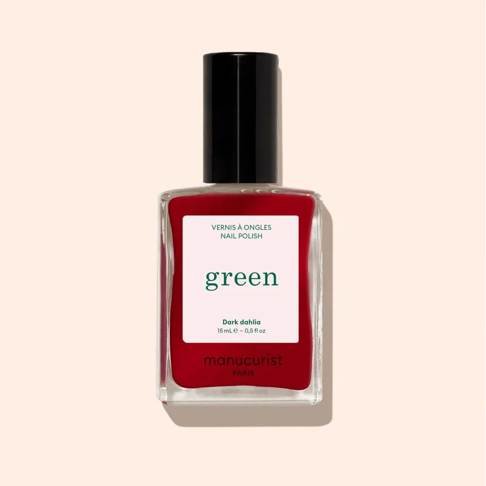 Manucurist Green Dark Dahlia neglelakk mørkerød
