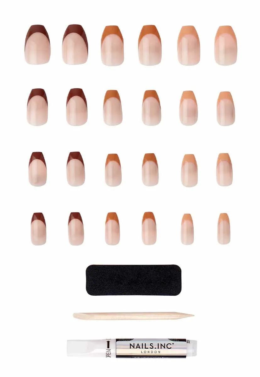 Nails Inc Tonal Tips løsnegler naturlige toner