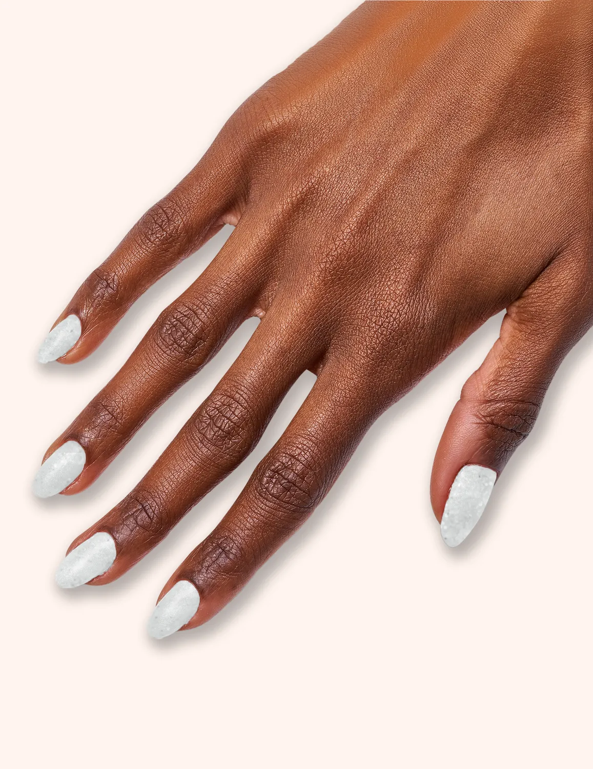 Le Mini Macaron Frosted gellakk 8,5 ml sølvglitter