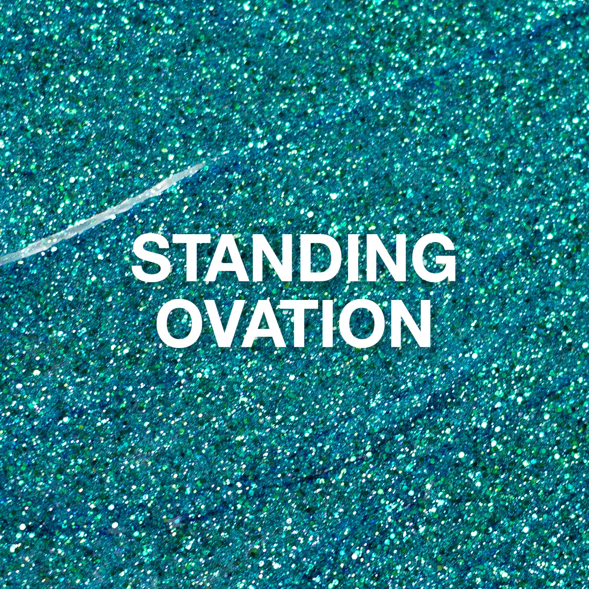 Light Elegance P+ Standing Ovation glitter gel polish 10 ml aqua